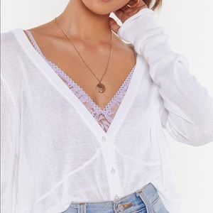 V a Boss Bitch Thin Knit Cardigan